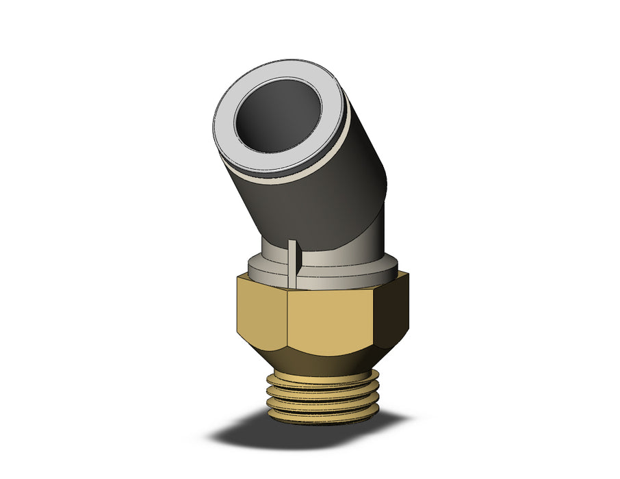 KQ2K10-U02A FITTING, 45 DEG MALE ELBOW