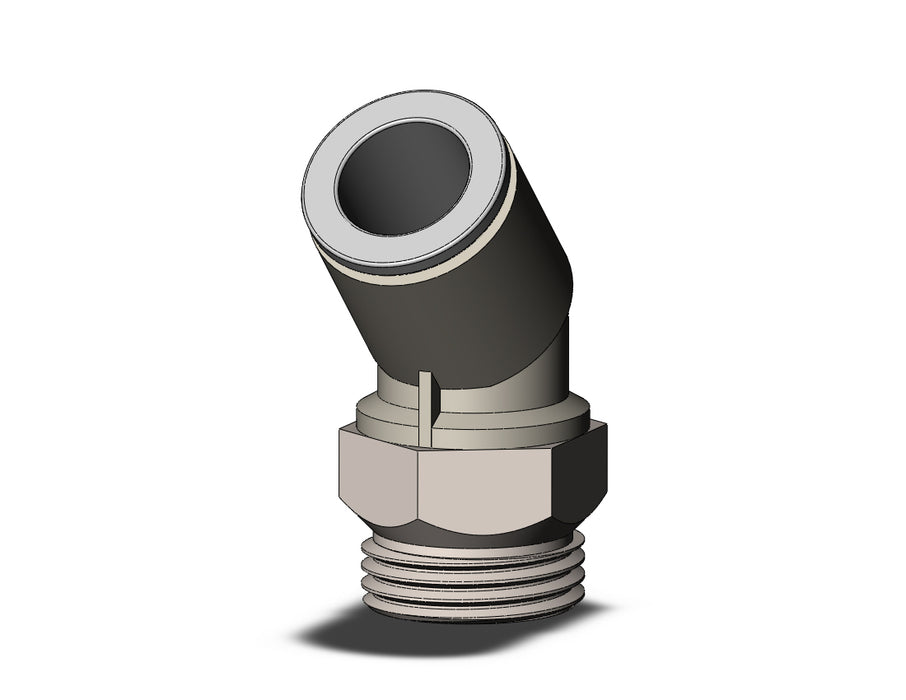 KQ2K10-U03N FITTING, 45 DEG MALE ELBOW