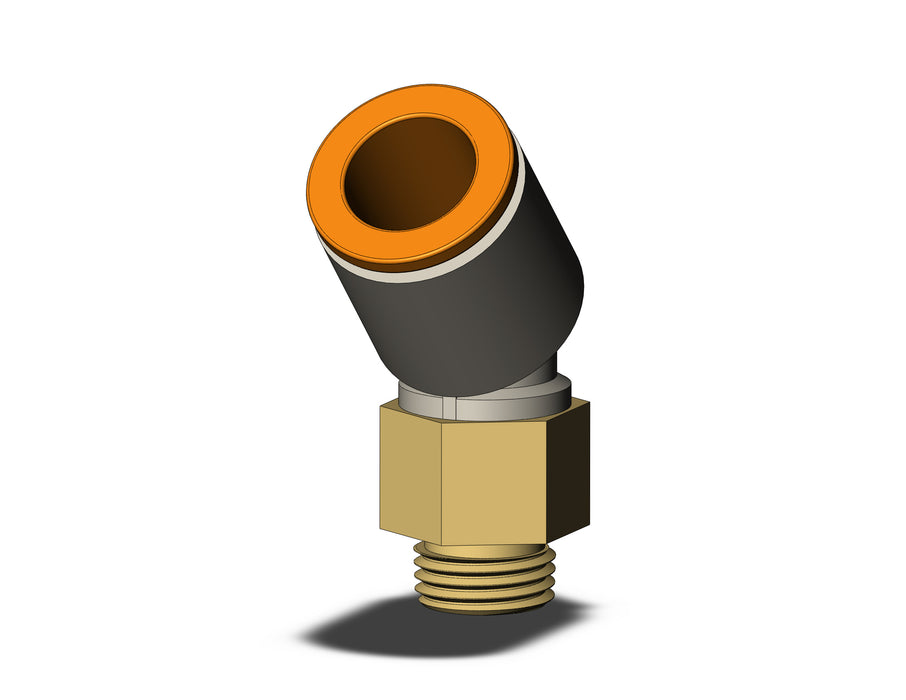 KQ2K11-34AP FITTING, 45 DEG MALE ELBOW