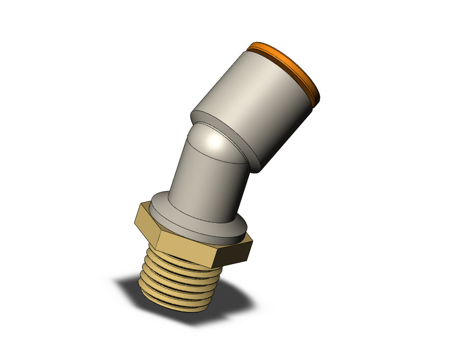 KQ2K11-35A FITTING, 45 DEG MALE ELBOW