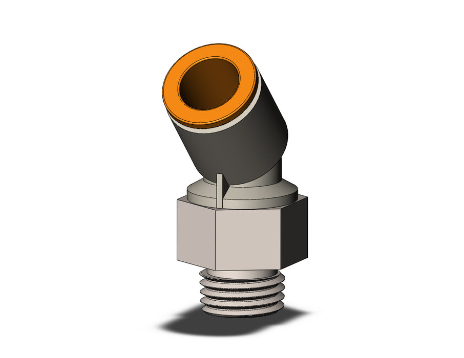 KQ2K11-35NP FITTING, 45 DEG MALE ELBOW