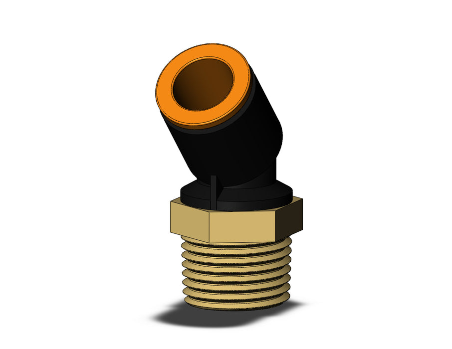 KQ2K11-36AS-X35 FITTING, 45 DEG MALE ELBOW