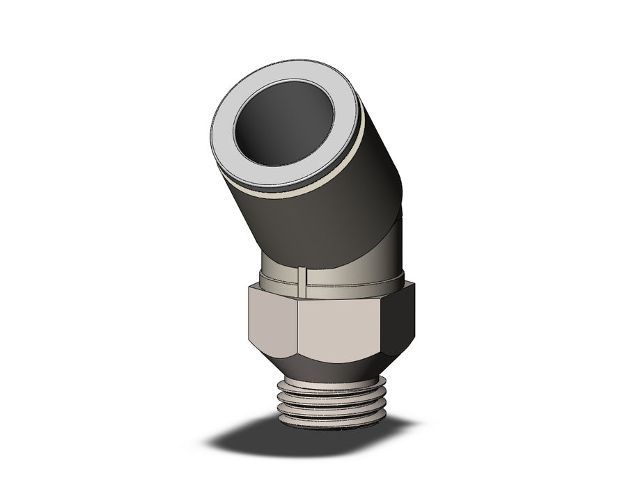 KQ2K12-U02N FITTING, 45 DEG MALE ELBOW