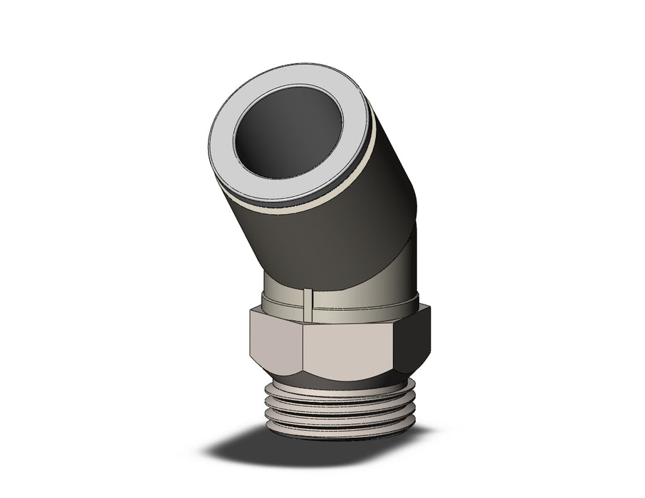 KQ2K12-U03N FITTING, 45 DEG MALE ELBOW