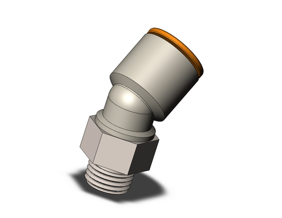 KQ2K13-35NP FITTING, 45 DEG MALE ELBOW