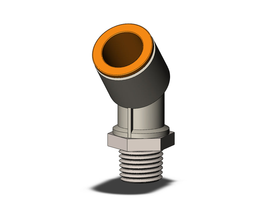 KQ2K13-35NS FITTING, 45 DEG MALE ELBOW