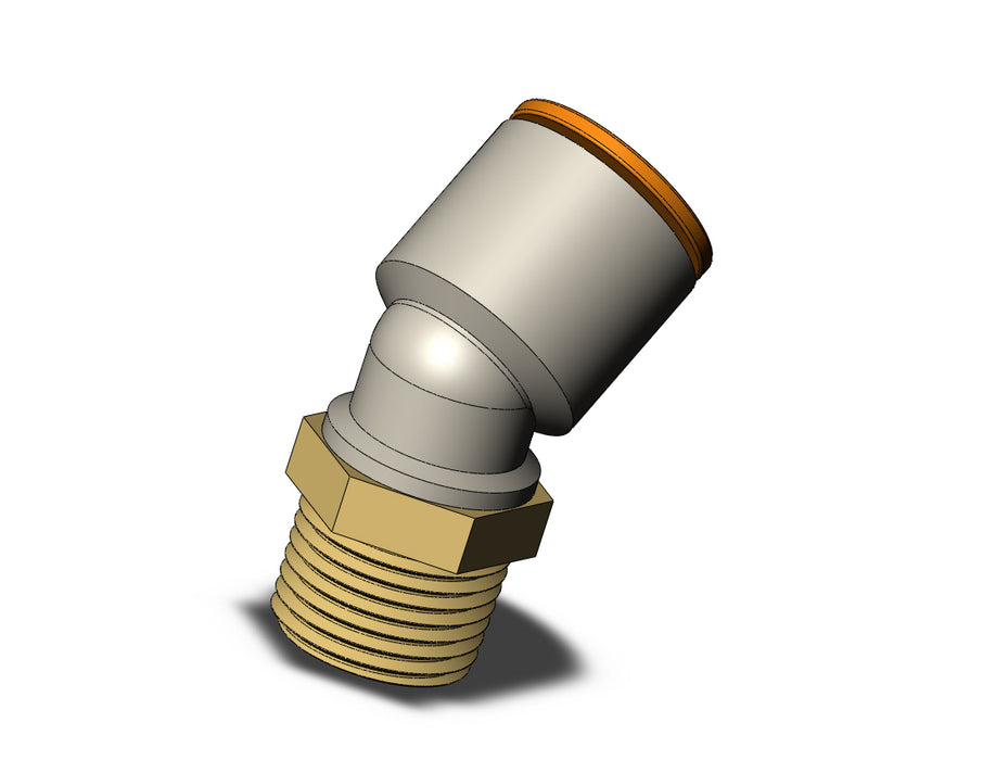 KQ2K13-36A FITTING, 45 DEG MALE ELBOW