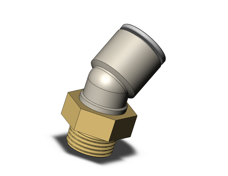 KQ2K16-04AP FITTING, 45 DEG MALE ELBOW