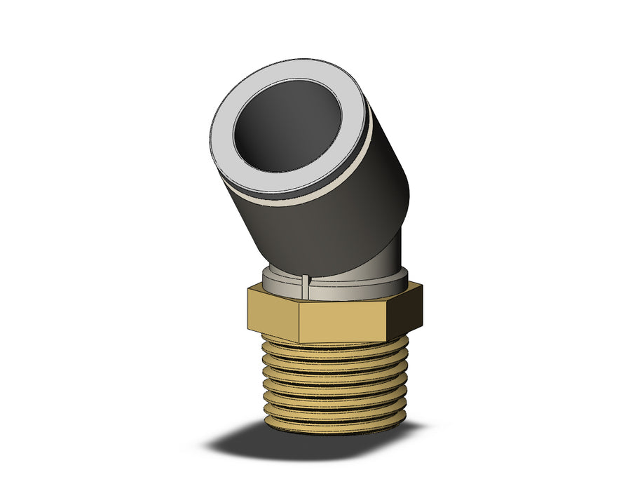 KQ2K16-04AS FITTING, 45 DEG MALE ELBOW