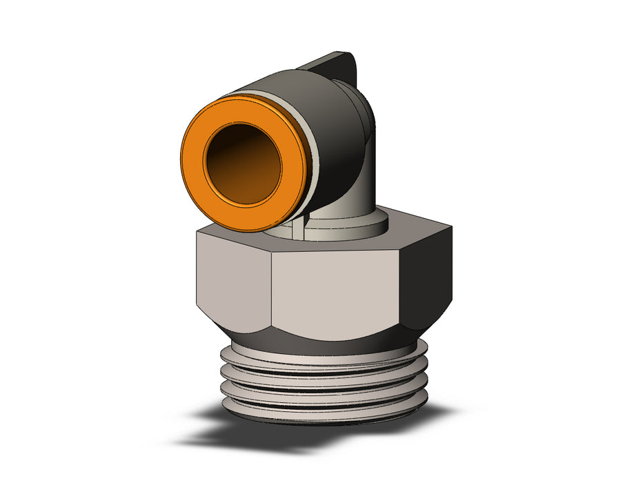 KQ2L07-U03N FITTING, MALE ELBOW
