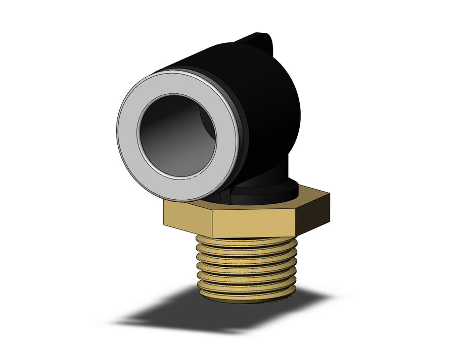 KQ2L08-01AS-X35 FITTING, MALE ELBOW