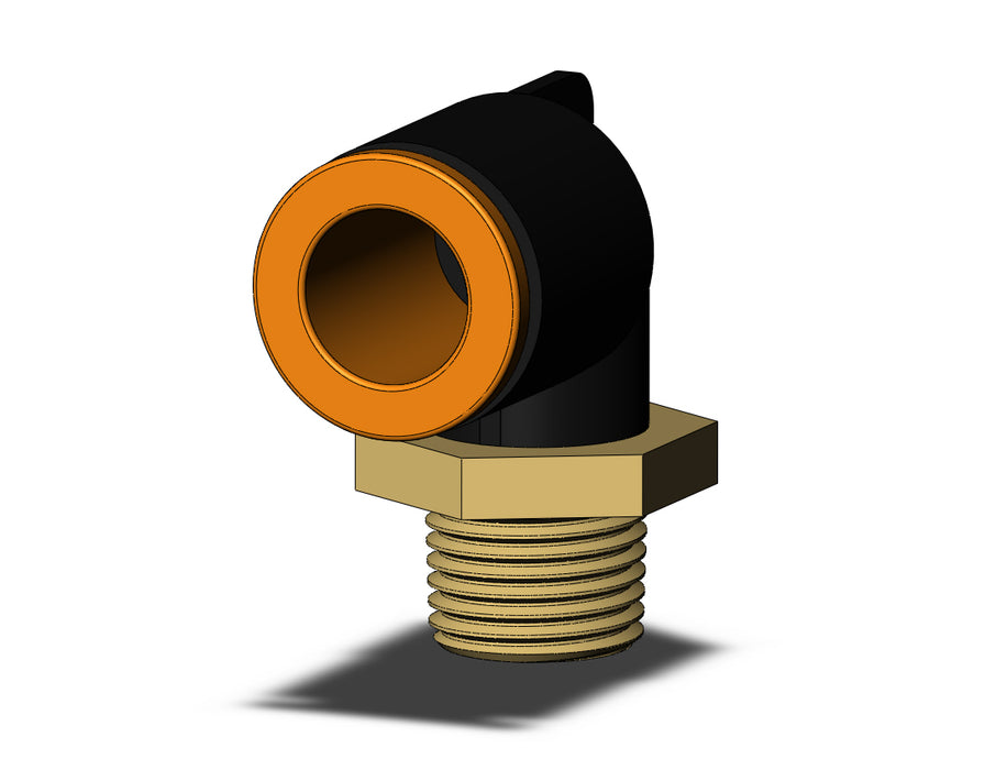 KQ2L09-01AS-X35 FITTING, MALE ELBOW