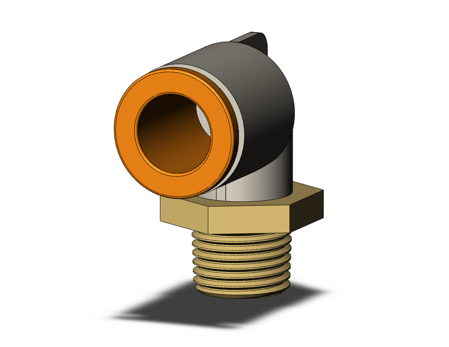KQ2L09-01AS FITTING, MALE ELBOW