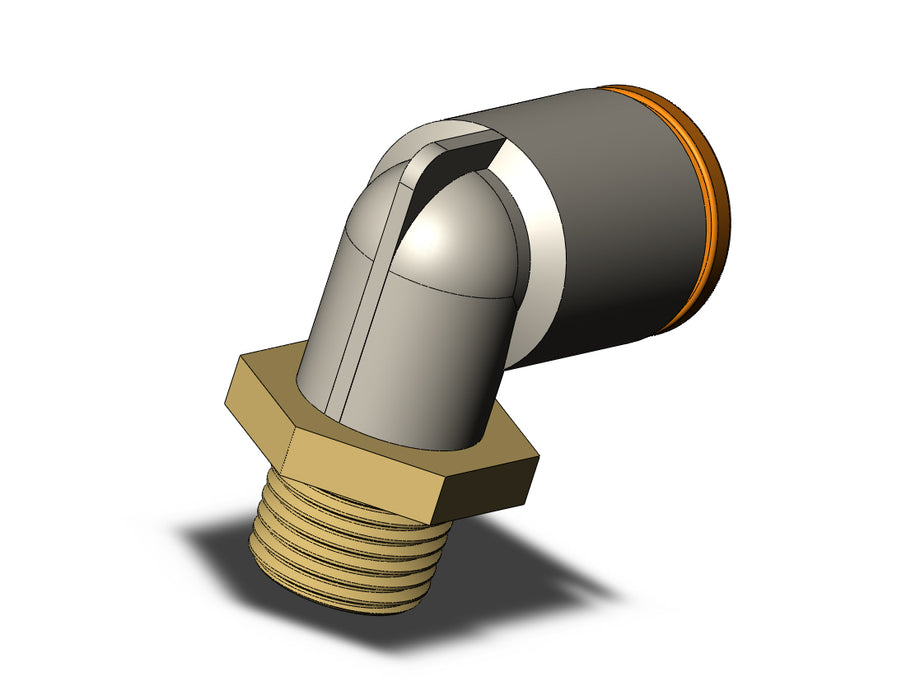 KQ2L09-01A FITTING, MALE ELBOW