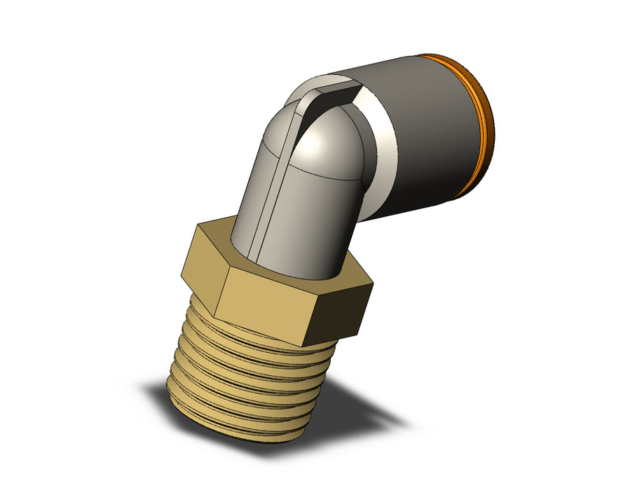 KQ2L09-02A FITTING, MALE ELBOW