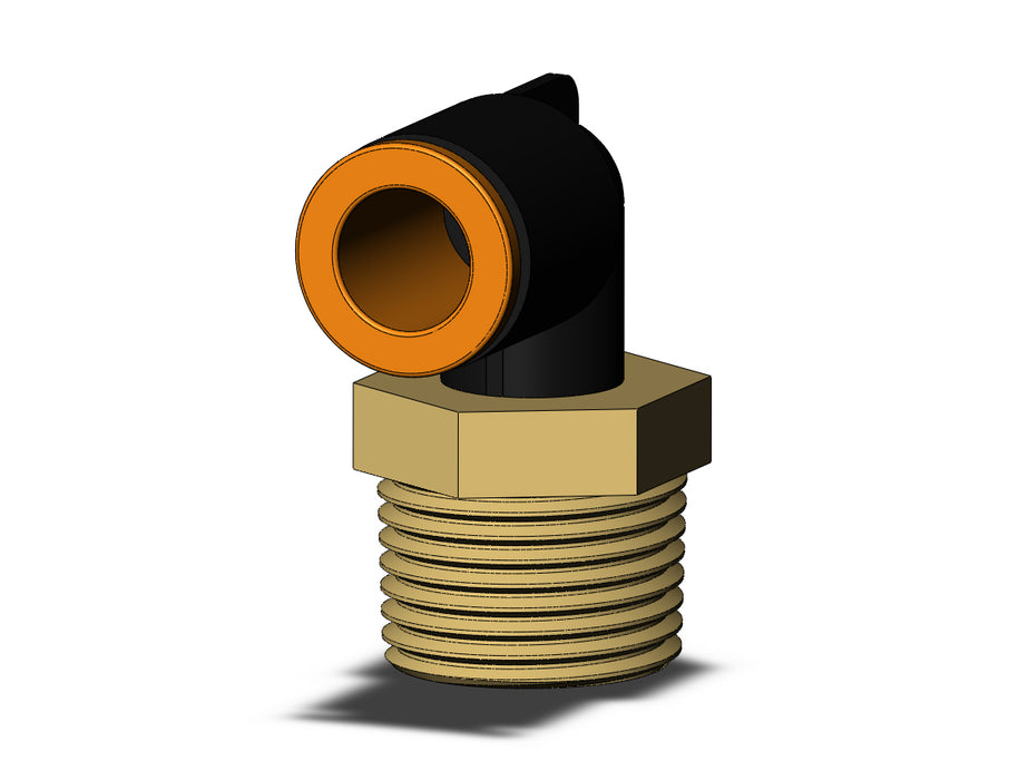 KQ2L09-03AS-X35 FITTING, MALE ELBOW