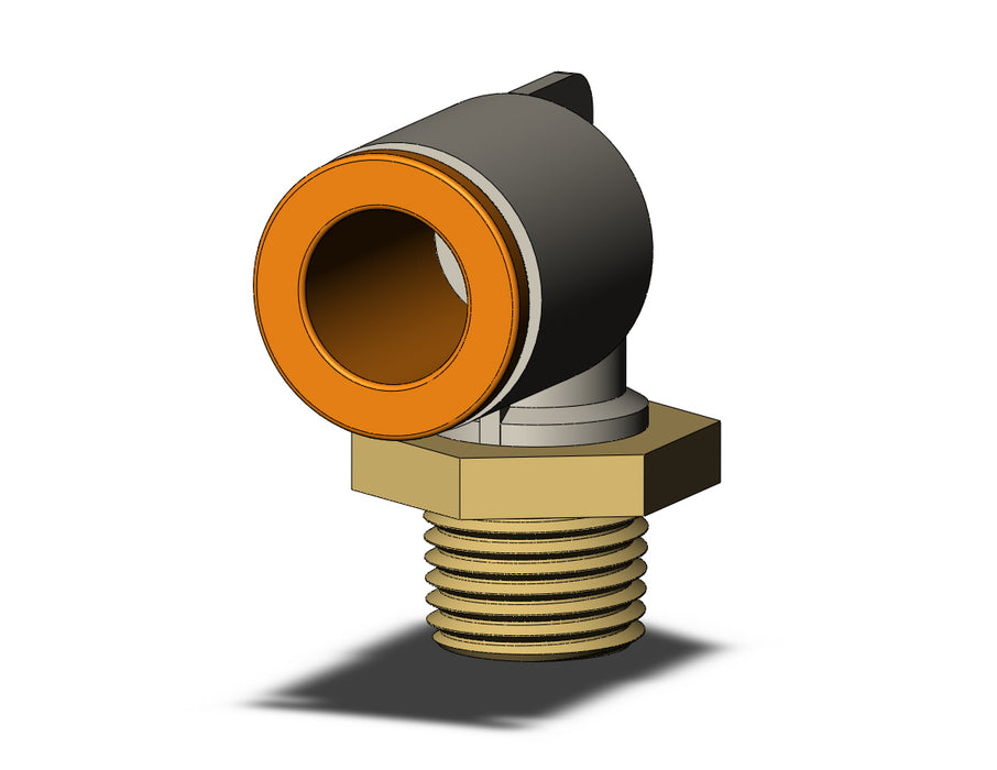 KQ2L09-34AS FITTING, MALE ELBOW