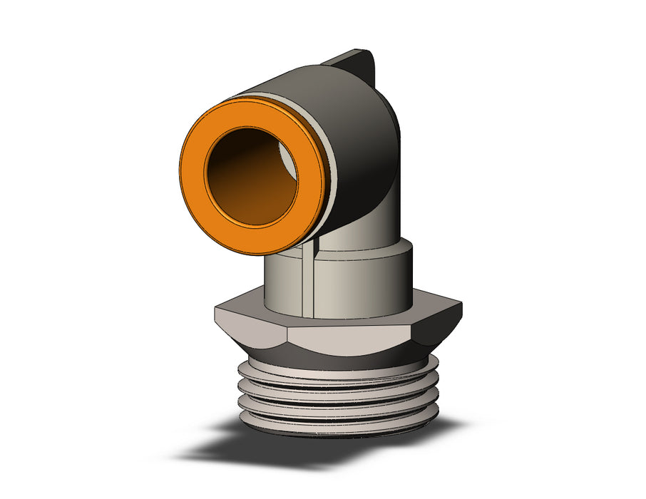 KQ2L09-U03N FITTING, MALE ELBOW