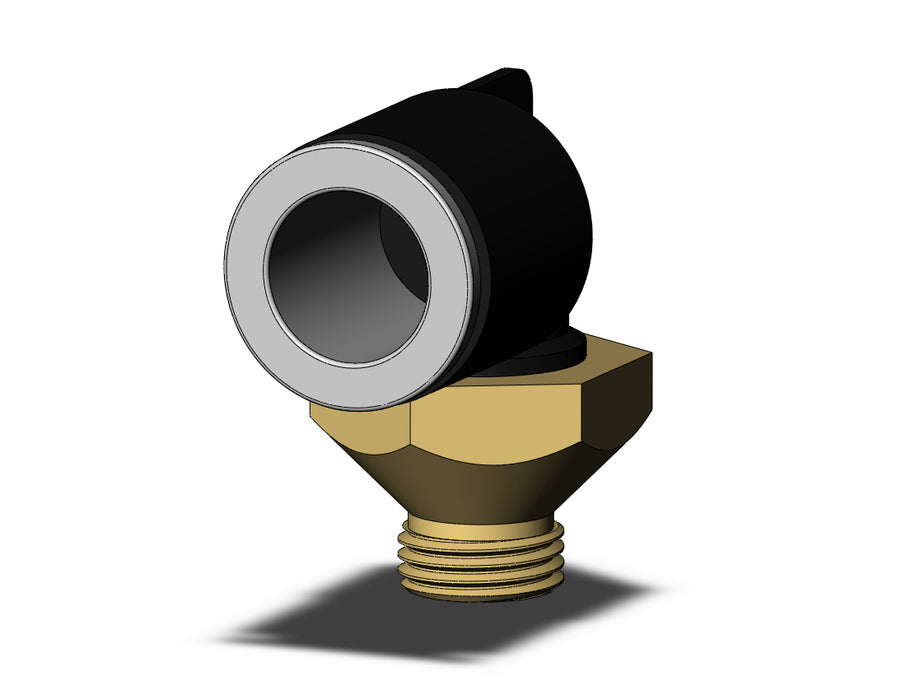KQ2L10-U01A-X35 FITTING, MALE ELBOW
