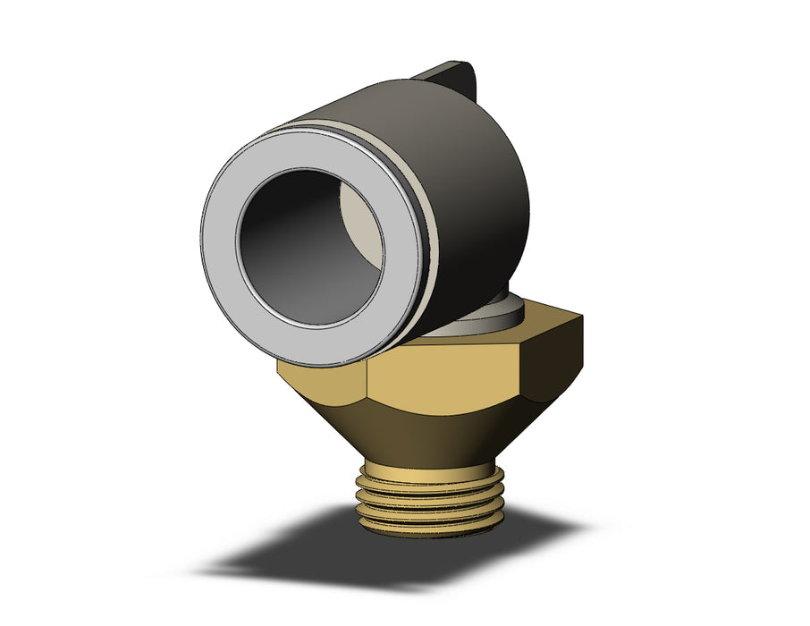 KQ2L10-U01A FITTING, MALE ELBOW