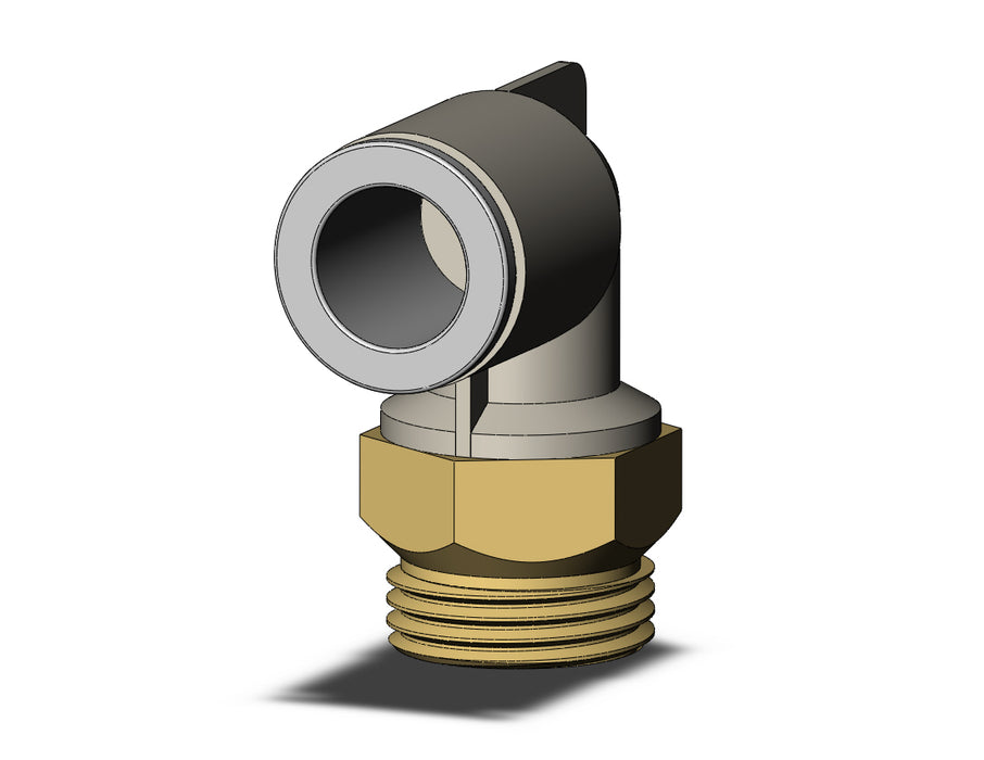 KQ2L10-U03A FITTING, MALE ELBOW