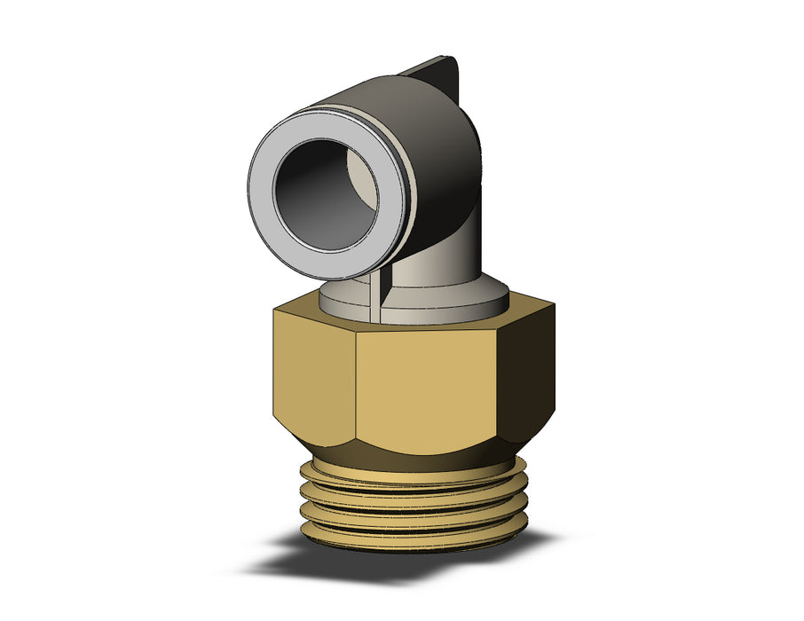 KQ2L10-U04A FITTING, MALE ELBOW
