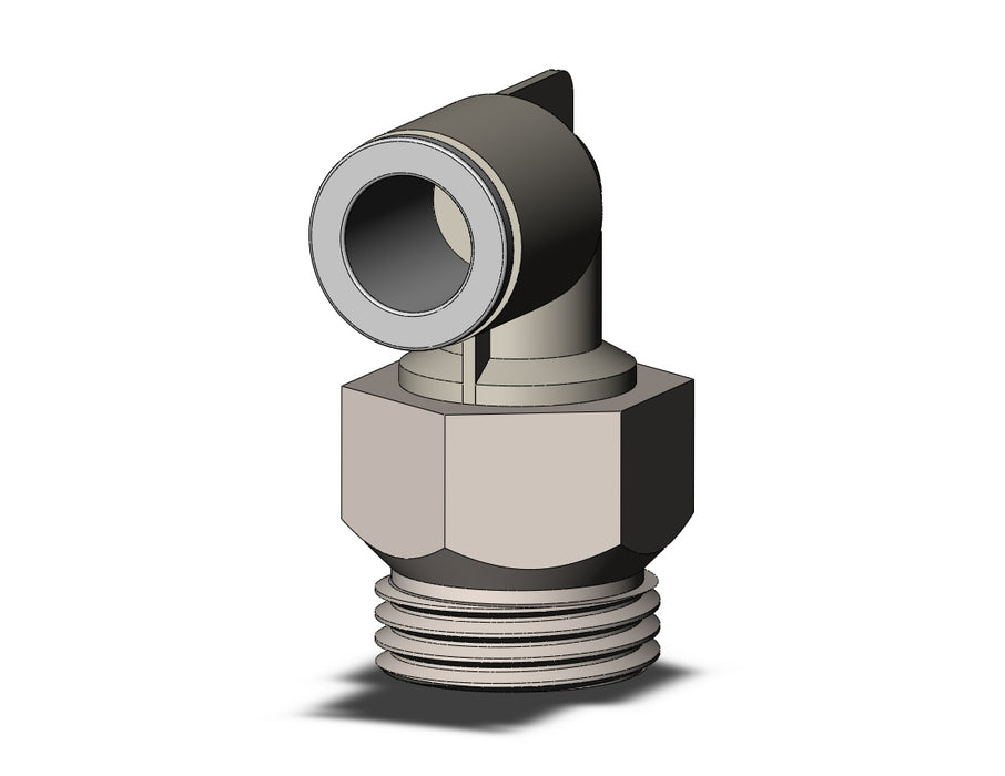 KQ2L10-U04N FITTING, MALE ELBOW