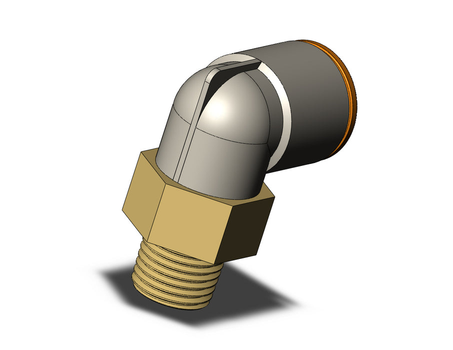 KQ2L13-02A FITTING, MALE ELBOW