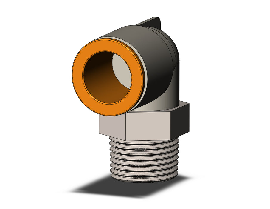 KQ2L13-03NS FITTING, MALE ELBOW