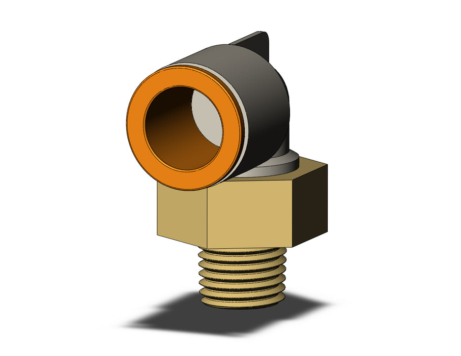 KQ2L13-35AS FITTING, MALE ELBOW