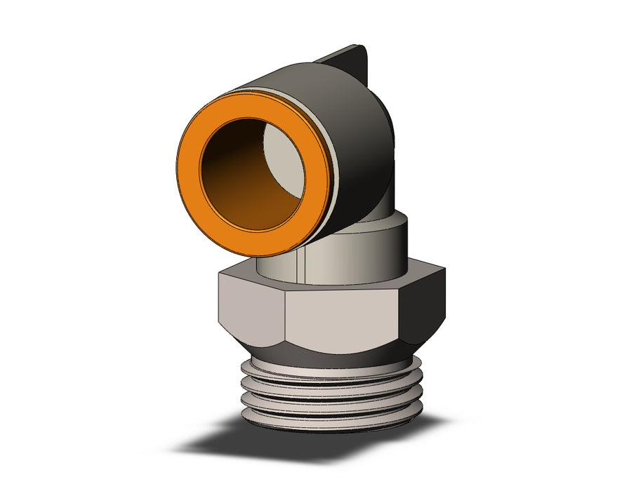 KQ2L13-U04N FITTING, MALE ELBOW