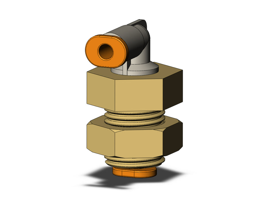 KQ2LE01-00A1 FITTING, BULKHEAD ELBOW
