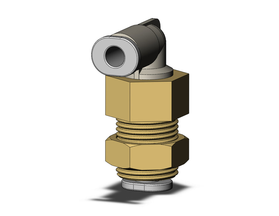 KQ2LE04-00A1 FITTING, BULKHEAD ELBOW