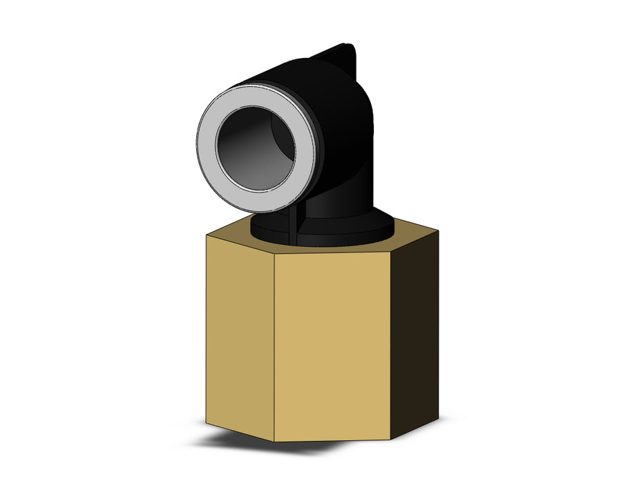 KQ2LF10-04A-X35 FITTING, FEMALE ELBOW