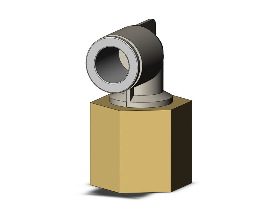 KQ2LF10-04A FITTING, FEMALE ELBOW