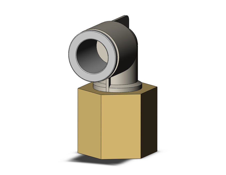 KQ2LF12-04A FITTING, FEMALE ELBOW