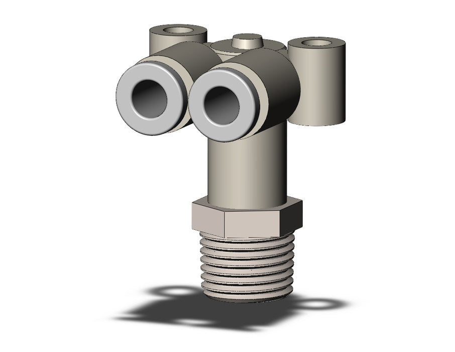 KQ2LU04-01NS FITTING, BRANCH UNION ELBOW