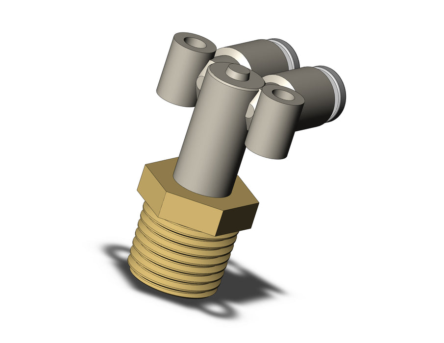 KQ2LU04-02A FITTING, BRANCH UNION ELBOW