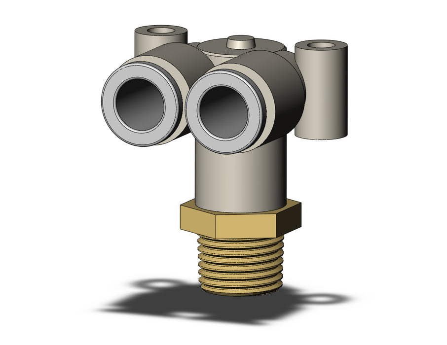 KQ2LU06-01AS FITTING, BRANCH UNION ELBOW