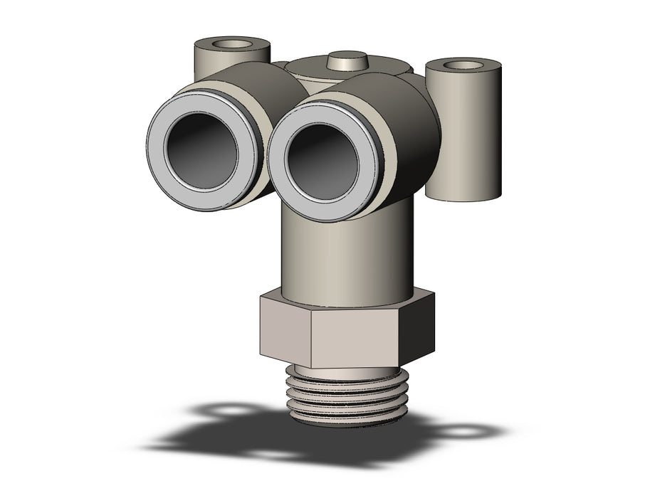 KQ2LU06-01NP FITTING, BRANCH UNION ELBOW