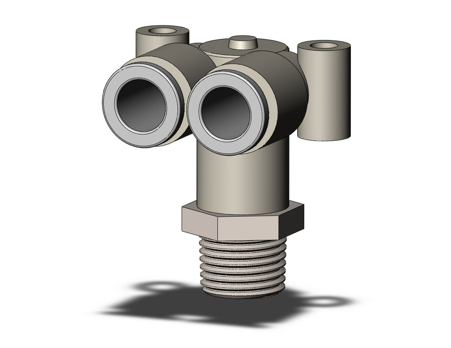 KQ2LU06-01NS FITTING, BRANCH UNION ELBOW