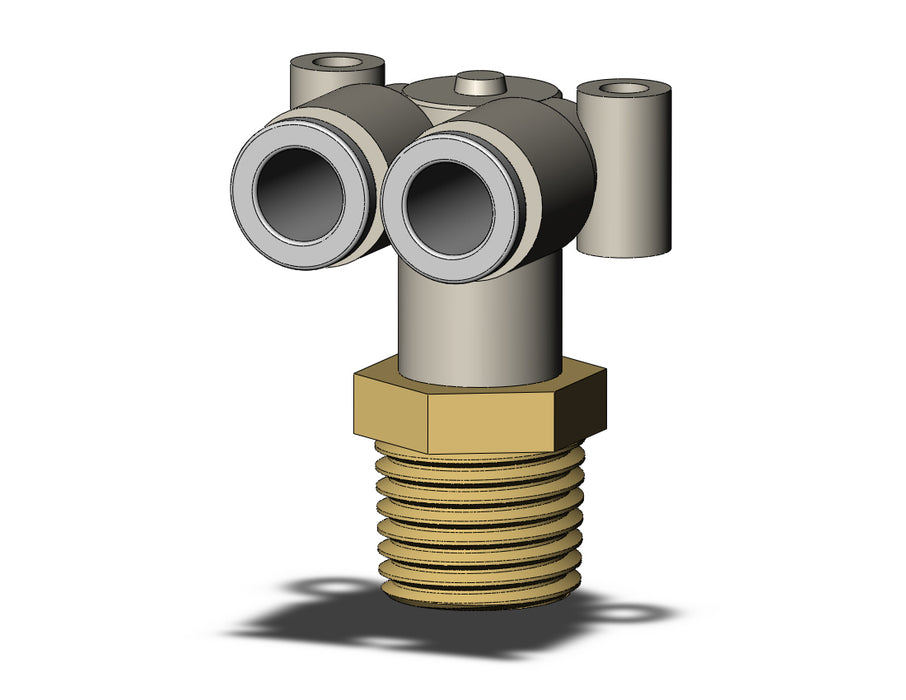 KQ2LU06-02AS FITTING, BRANCH UNION ELBOW