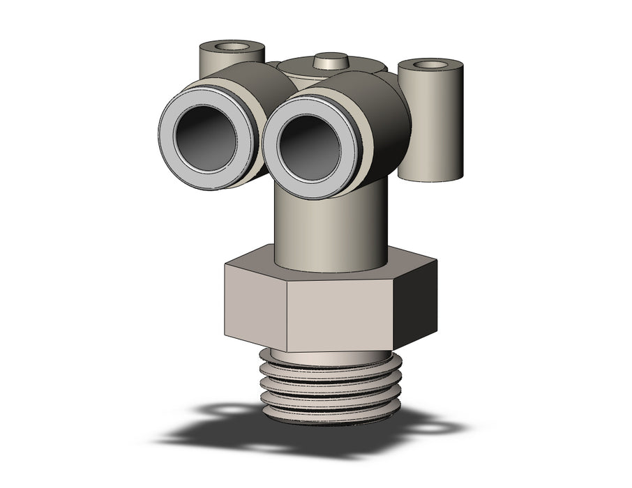 KQ2LU06-02NP FITTING, BRANCH UNION ELBOW