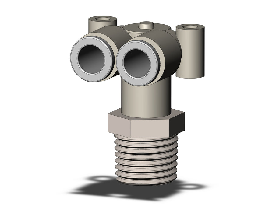 KQ2LU06-02NS FITTING, BRANCH UNION ELBOW