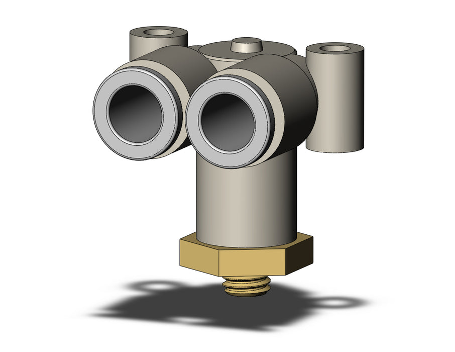 KQ2LU06-M5A FITTING, BRANCH UNION ELBOW