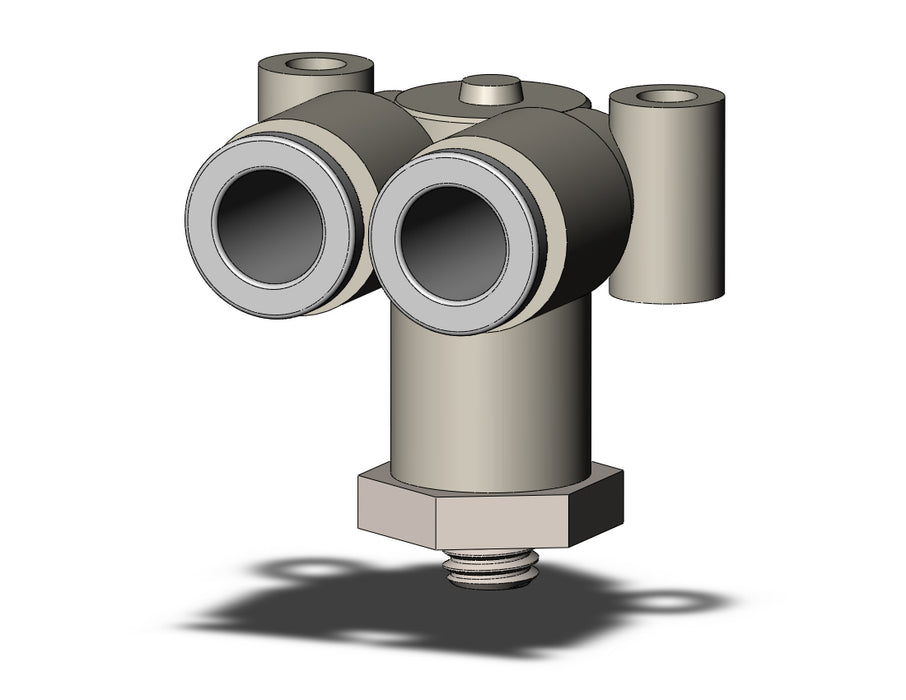 KQ2LU06-M5N FITTING, BRANCH UNION ELBOW