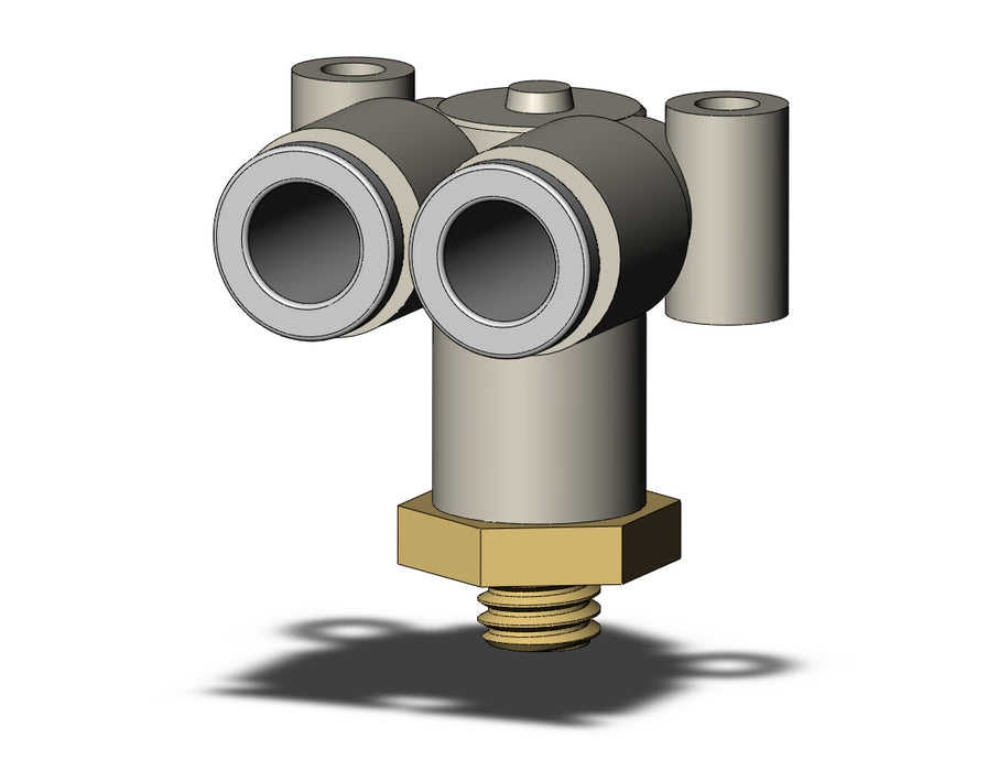 KQ2LU06-M6A FITTING, BRANCH UNION ELBOW