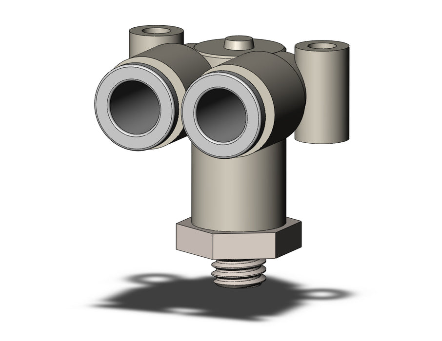 KQ2LU06-M6N FITTING, BRANCH UNION ELBOW