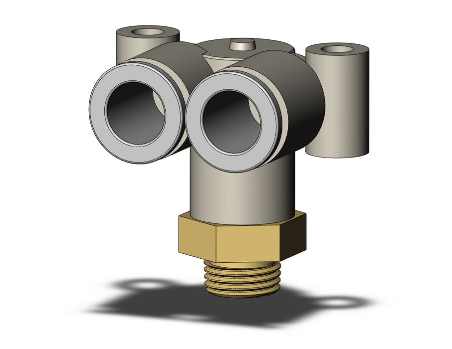 KQ2LU08-01AP FITTING, BRANCH UNION ELBOW