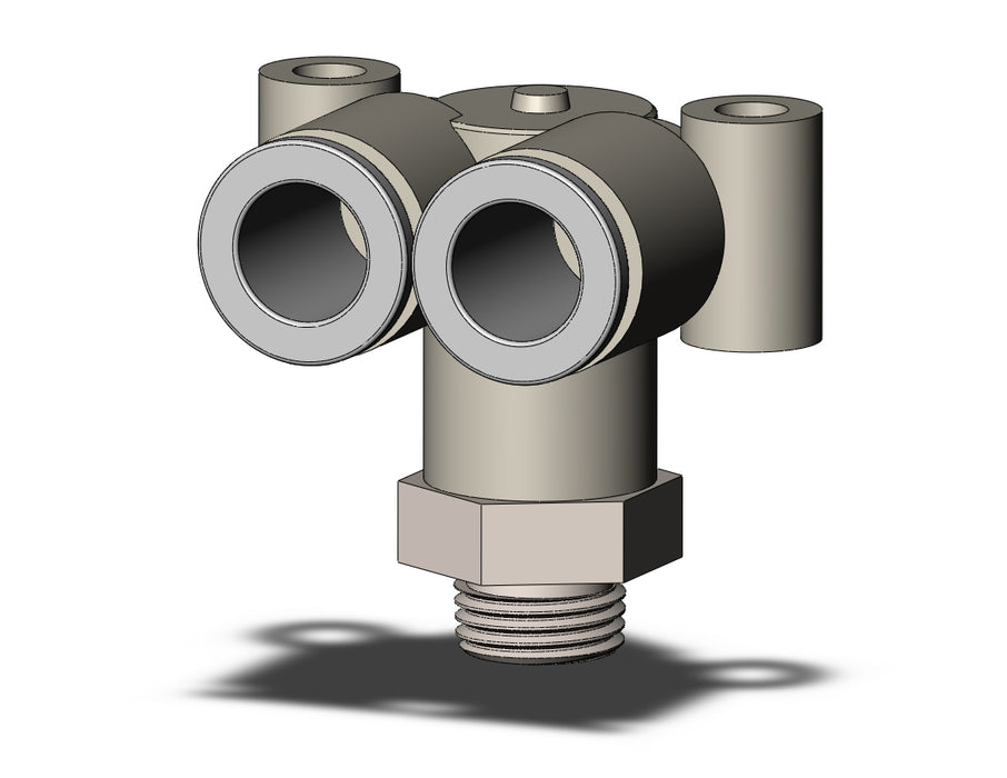 KQ2LU08-01NP FITTING, BRANCH UNION ELBOW